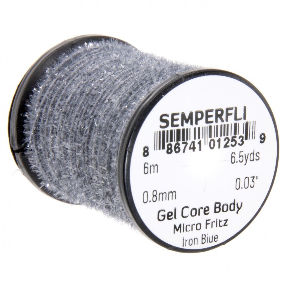 Semperfli Gel Core Body Micro Fritz Iron Blue Fly Tying Materials